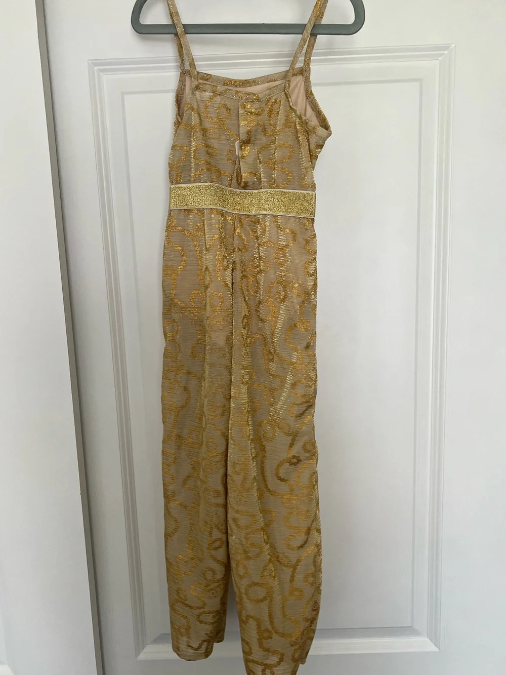 Barbie Costume Gold Jumpsuit